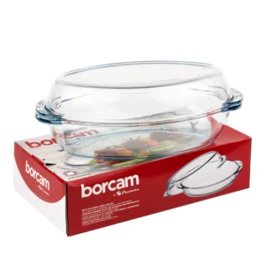 صنية بايركس بيضاوى بالغطاء تركى بورجام BORCAM 59062