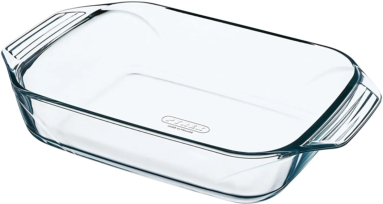 طقم صوانى بايركس فرنساوى مستطيلة باليد 3 قطع Pyrex irresistible