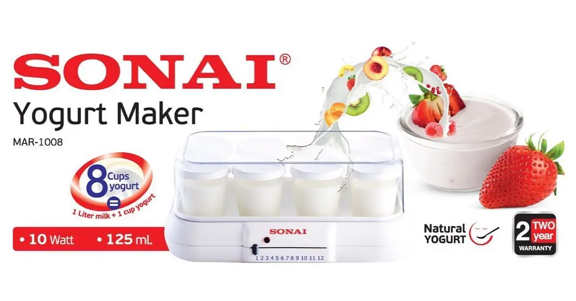 جهاز زبادى سوناى 8 كوب SONAI Mar-1008