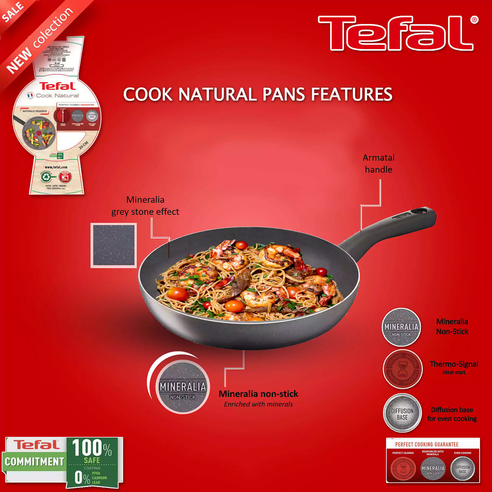 Buy Tefal Armatal Fry Pan - 18 cm Online - Shop Home & Garden on