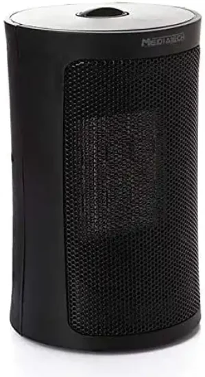 دفاية سيراميك ميدياتك، 1500 وات، اسود - Mediatech MT-002