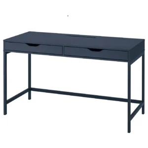 ALEX مكتب ايكيا ازرق غامق خشب, , ‎132×58 سم‏ – IKEA (ايكيا)