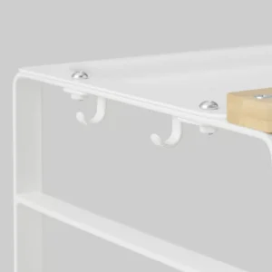 AVSTEG منظم سطح المطبخ ايكيا, خيزران/أبيض, ‎40×21 سم‏ – IKEA (ايكيا)