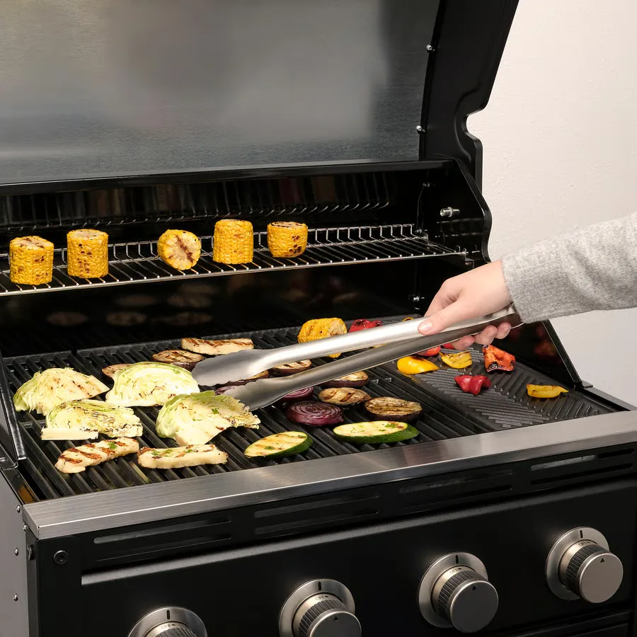 GRILLTIDER طقم أدوات شواء من 3 قطع, ستينلس ستيل - IKEA (ايكيا) - الصورة 2