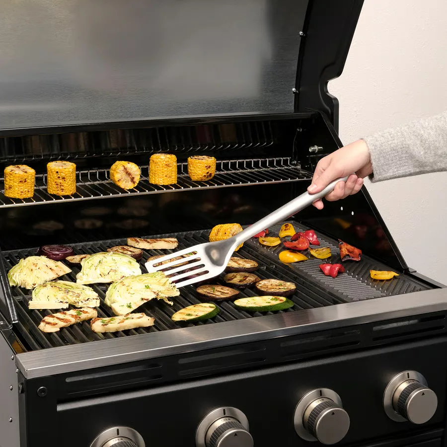 GRILLTIDER طقم أدوات شواء من 3 قطع, ستينلس ستيل - IKEA (ايكيا) - الصورة 3