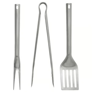 GRILLTIDER طقم أدوات شواء من 3 قطع, ستينلس ستيل – IKEA (ايكيا)