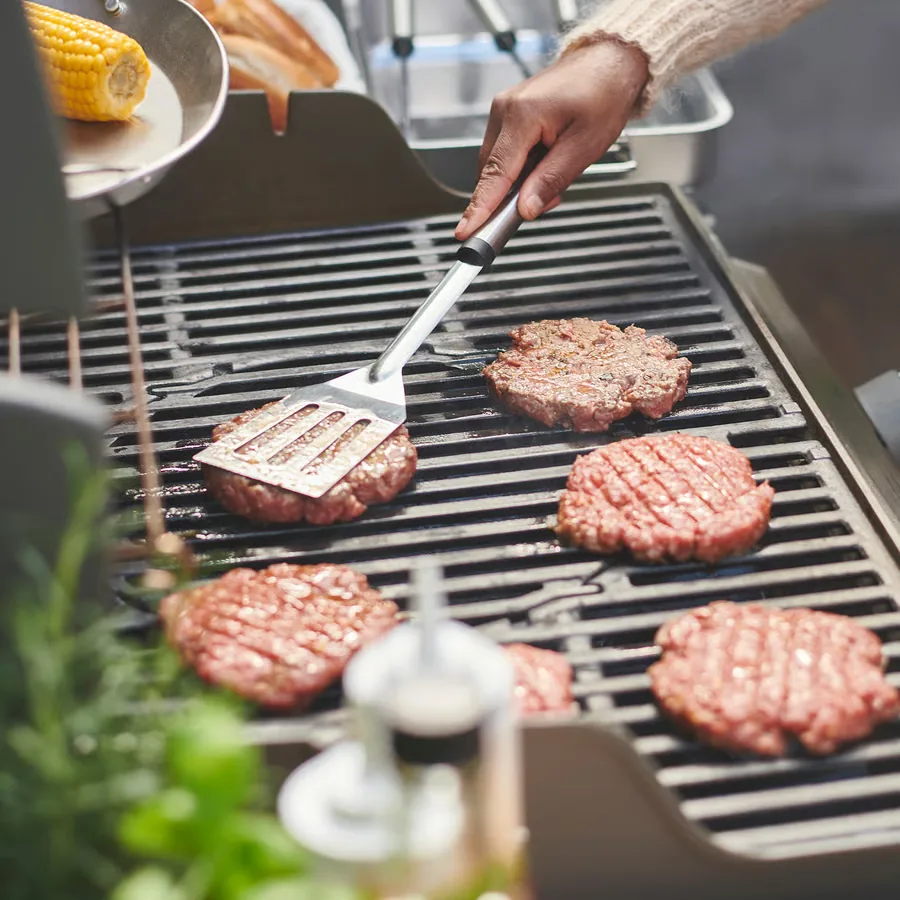 GRILLTIDER طقم أدوات شواء من قطعتين, ستينلس ستيل - IKEA (ايكيا) - الصورة 4
