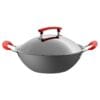 IDENTISK wok , grey, 32 cm – IKEA (ايكيا) ووك ايكيا (مقلاة عميقة) مقاس 32