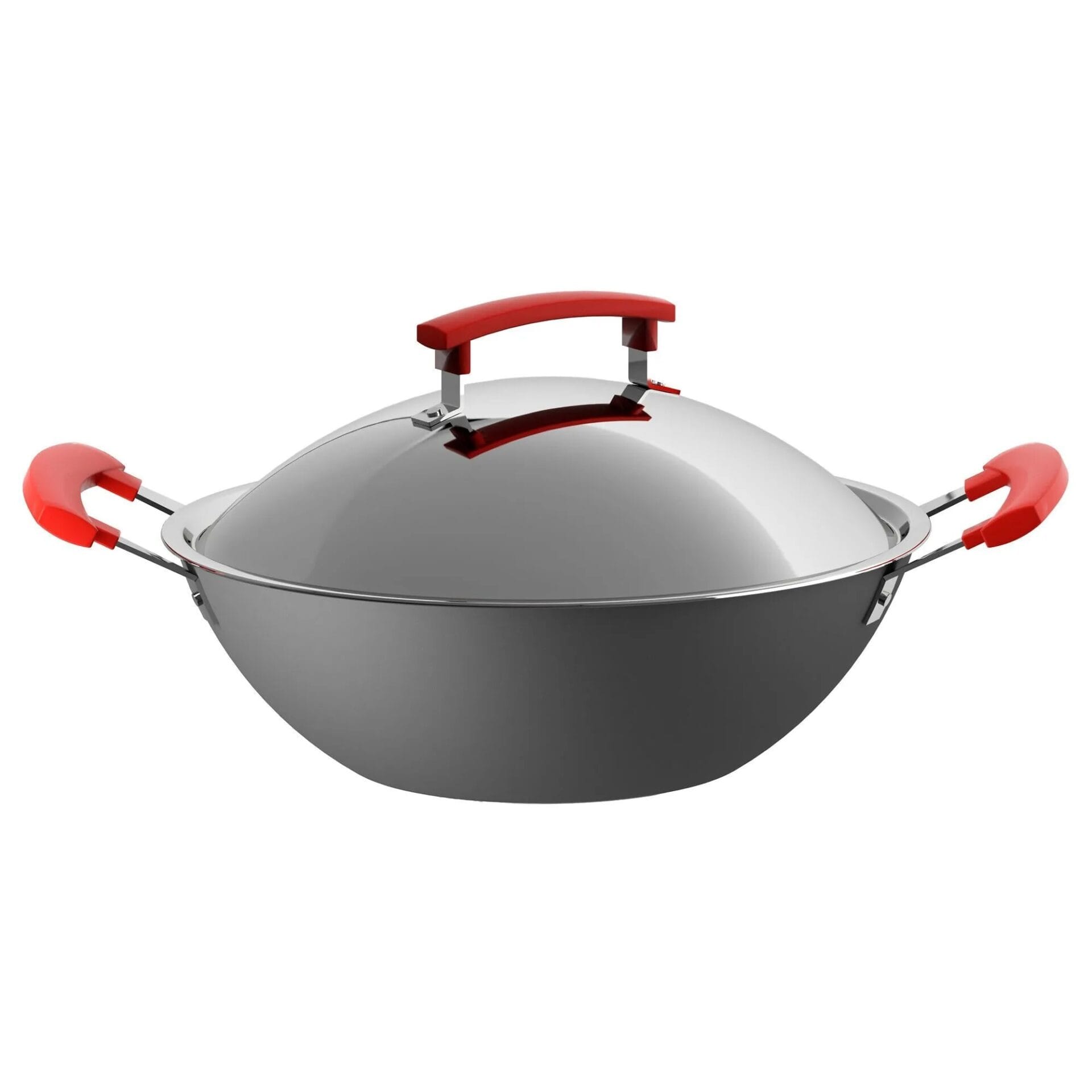IDENTISK wok , grey, 32 cm - IKEA (ايكيا) ووك ايكيا (مقلاة عميقة) مقاس 32