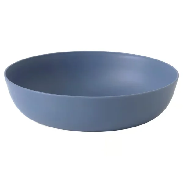 VITABBORRE طبق بلاستيك ايكيا  عميق, أزرق, 20 سم – IKEA (ايكيا)
