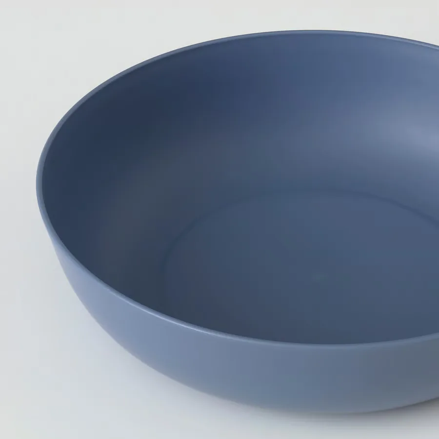 VITABBORRE طبق بلاستيك ايكيا عميق, أزرق, 20 سم - IKEA (ايكيا) - الصورة 2