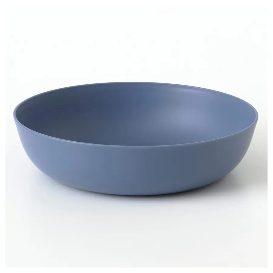VITABBORRE طبق بلاستيك ايكيا عميق, أزرق, 20 سم - IKEA (ايكيا) - الصورة 3